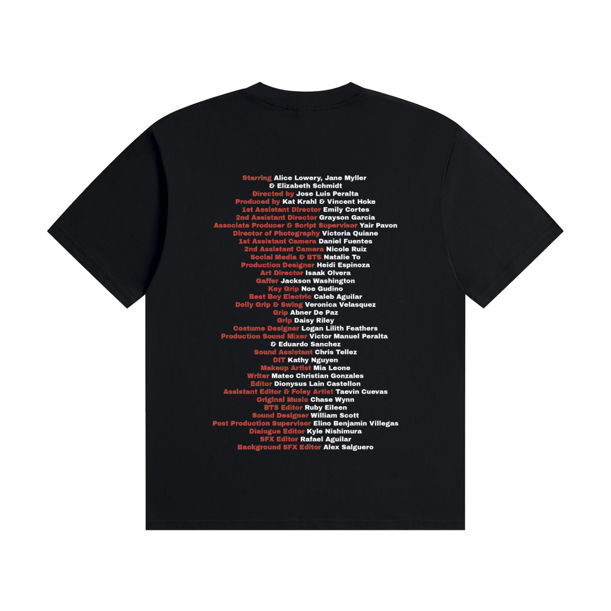 Wolf Girls T-Shirt - Black