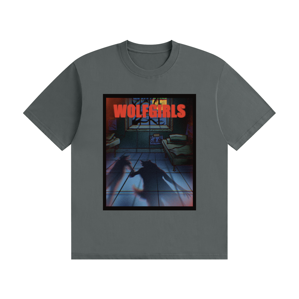 Wolf Girls T Shirt - Gray